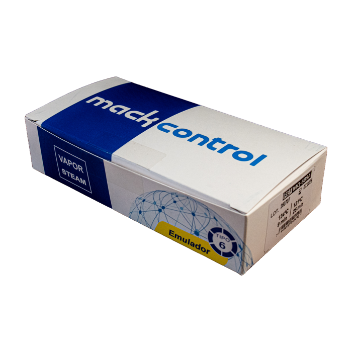Indicador Emulador Tipo 6 · Vapor 134 °C / 4 min